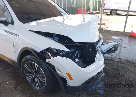 2024 Volkswagen Tiguan 2.0T Wolfsburg Edition z USA, uszkodzony, nr VIN 3VV5B7AXXRM231925